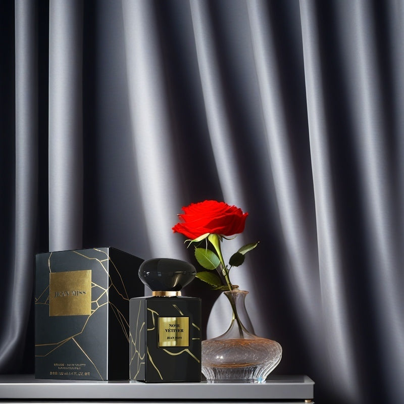 High End Empty Spray Luxury Bottles 100ml Custom Matte Black Flat Square Reusable Perfume Bottle With Box