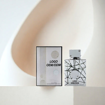 Wholesale 100ml Silver Electroplated Glass Fine Mist Atomizer Square Empty Refillable Perfume Spray Bottle for Women