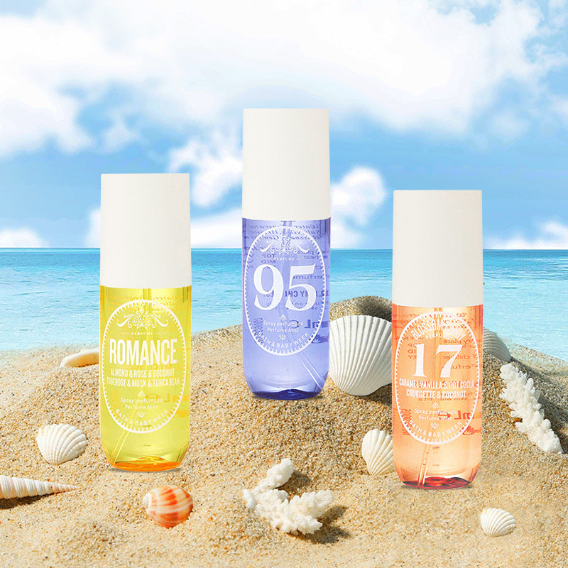 Wholesale Luxury 90ml Brazilian Splash Body Mist Bottle Quicksand Eau De Parfum with Long-Lasting Woodiness Scent for Women