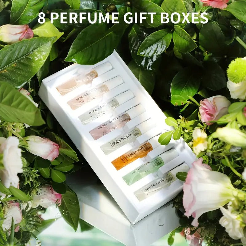 Luexscent Chic Floral Elegance Premium 5ml Sample Perfume Packaging Fragrance Packaging 2ml 5ml Perfume Bottle Drawer Box