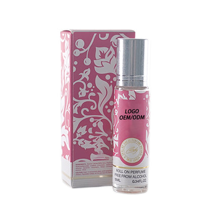 Luexscent 10ml Natural Pheromone Perfume for Women Pink Roll Ball Portable Air Freshening Moisturizing Odor Removal Mist Style