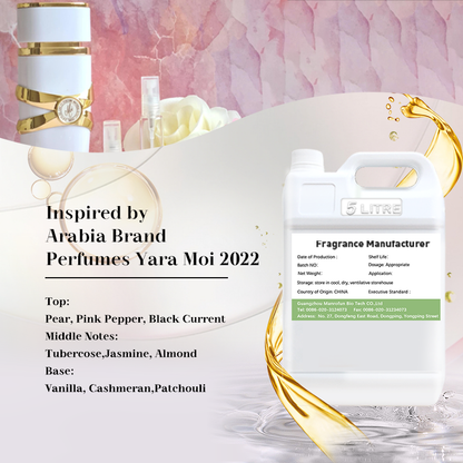 Moi Inspired Perfume Oil for Women Fruity Jasmine Musk Fragrance OEM Private Label Original Factory Bulk Industrial Flavor