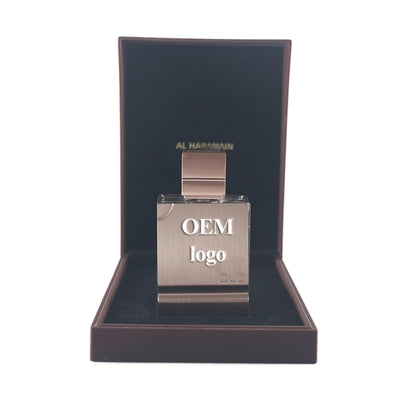 Luexscent High Quality Wholesale 60ml Luxury Black and pink Arabic Dubai Perfume Middle East Arab Long Lasting Men's Perfume