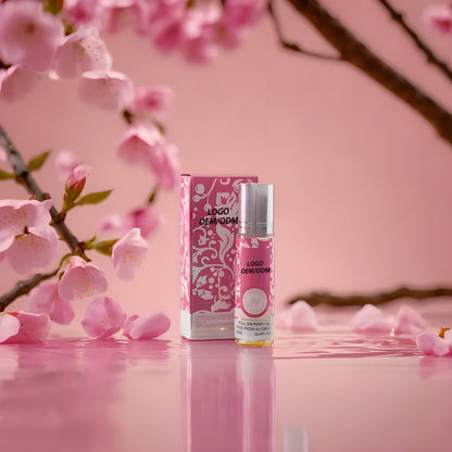 Luexscent 10ml Natural Pheromone Perfume for Women Pink Roll Ball Portable Air Freshening Moisturizing Odor Removal Mist Style