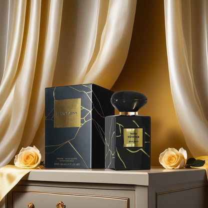 High End Empty Spray Luxury Bottles 100ml Custom Matte Black Flat Square Reusable Perfume Bottle With Box