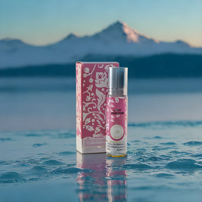 Luexscent 10ml Natural Pheromone Perfume for Women Pink Roll Ball Portable Air Freshening Moisturizing Odor Removal Mist Style