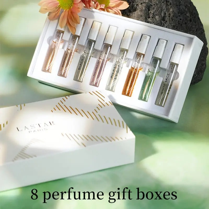 Luexscent Chic Floral Elegance Premium 5ml Sample Perfume Packaging Fragrance Packaging 2ml 5ml Perfume Bottle Drawer Box