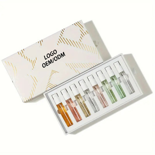 Luexscent Chic Floral Elegance Premium 5ml Sample Perfume Packaging Fragrance Packaging 2ml 5ml Perfume Bottle Drawer Box