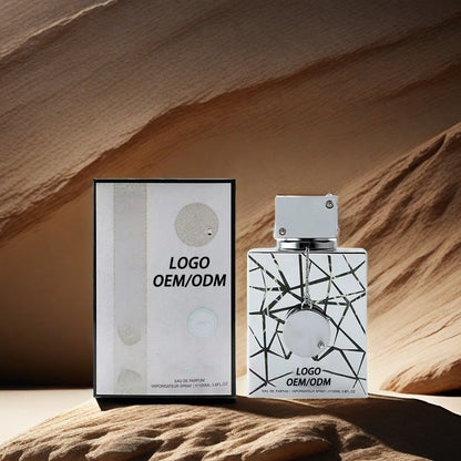 Wholesale 100ml Silver Electroplated Glass Fine Mist Atomizer Square Empty Refillable Perfume Spray Bottle for Women