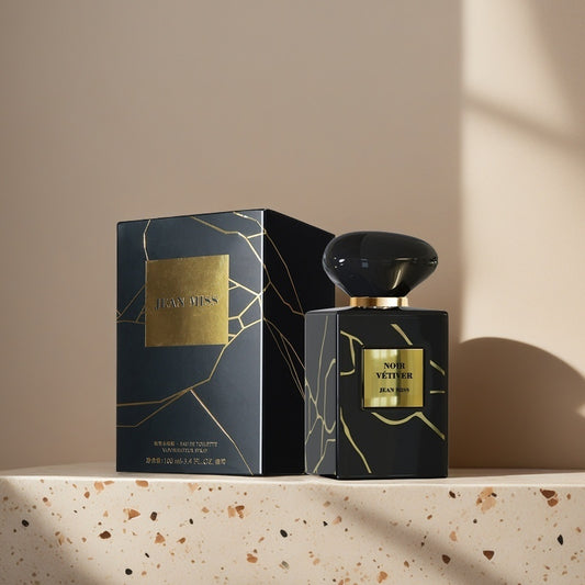 High End Empty Spray Luxury Bottles 100ml Custom Matte Black Flat Square Reusable Perfume Bottle With Box