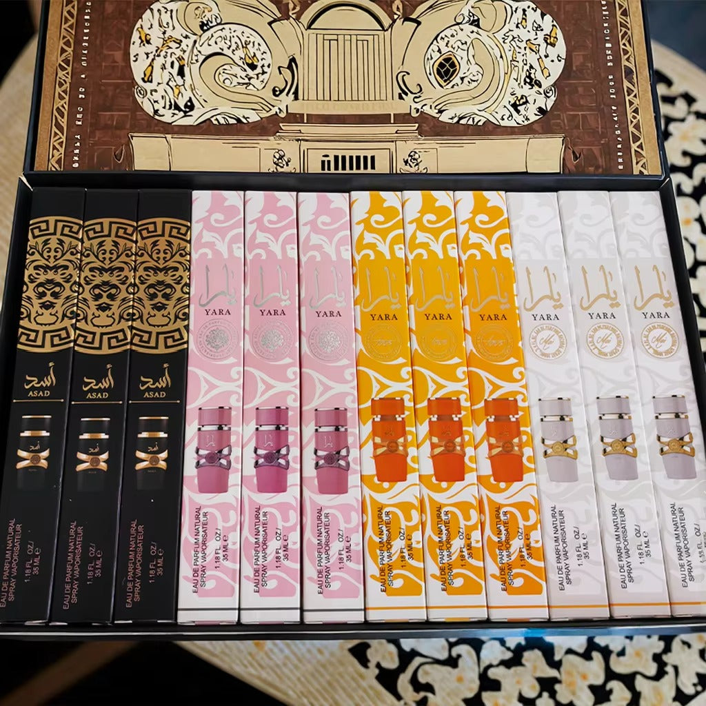 Luexscent 35Ml Arabic Perfume Factory Lasting Fragrance Long Time Smell Black Pink Yellow White Small Size Women Dubai Perfume