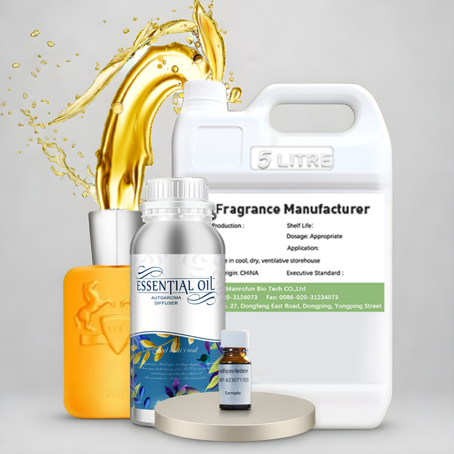 Original Factory Custom Fragrances Perfume Oil Inspired Designer Bulk Essential Oils for Industrial Flavor Use